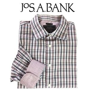 Jos A Bank Reserve Collection Mens Traditional Fit Button Down Shirt Size XL